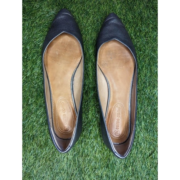 Corso Como Julia Metallic Bronze Leather Flats Loafers Women's Shoes Size 7 - Picture 5 of 8